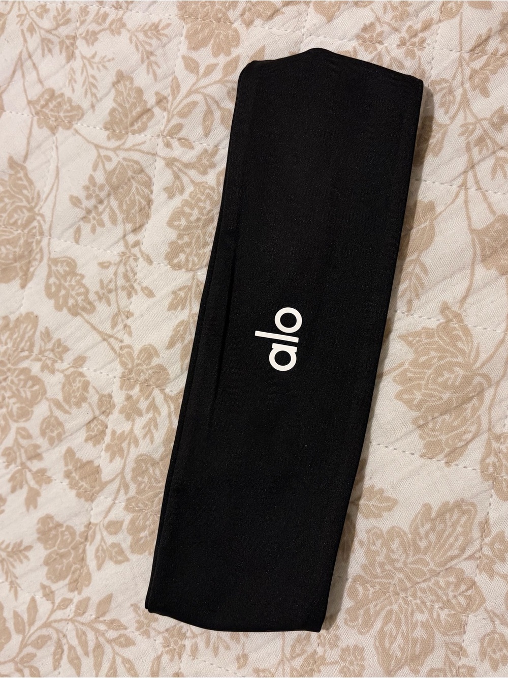 Alo Black Logo Headband